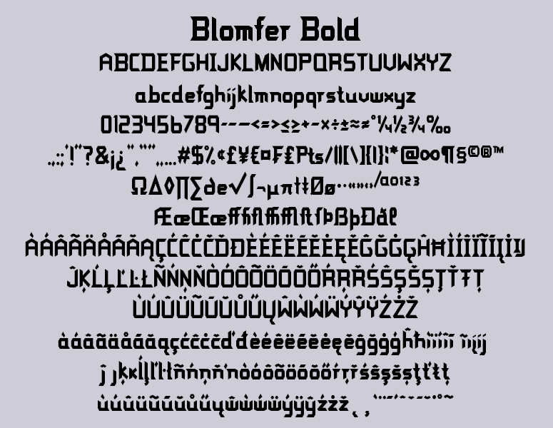 Blomfer Bold - Click Image to Close
