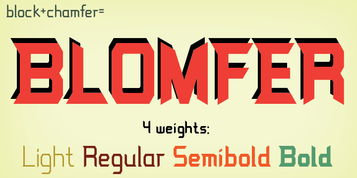 Blomfer Semibold - Click Image to Close