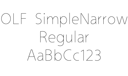 Every Single Line Regular Font Full - Click Image to Close