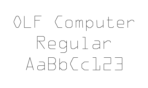 Every Single Line Regular Font Full - Click Image to Close