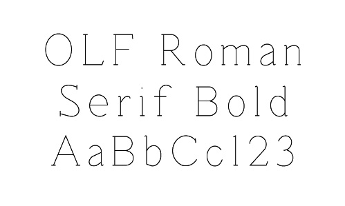 OLF Roman Serif Bold