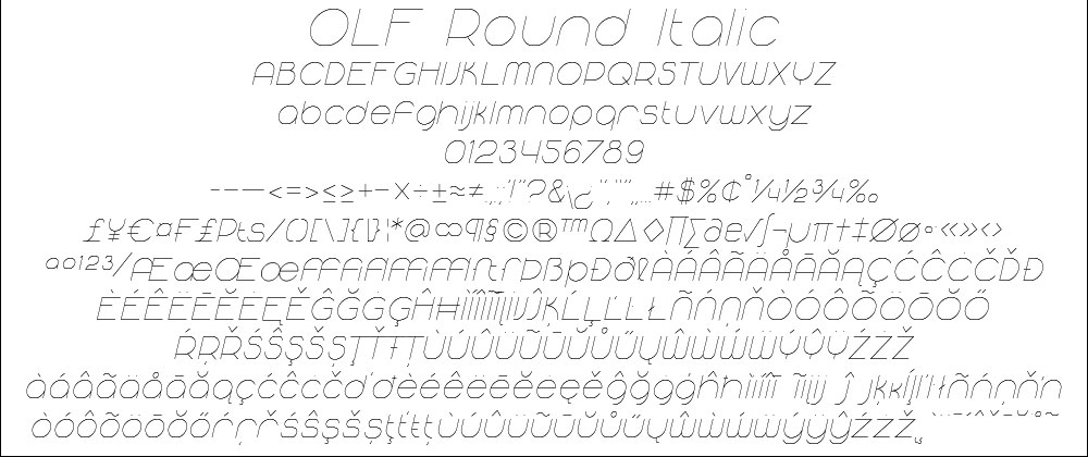 OLF Round Italic - Click Image to Close