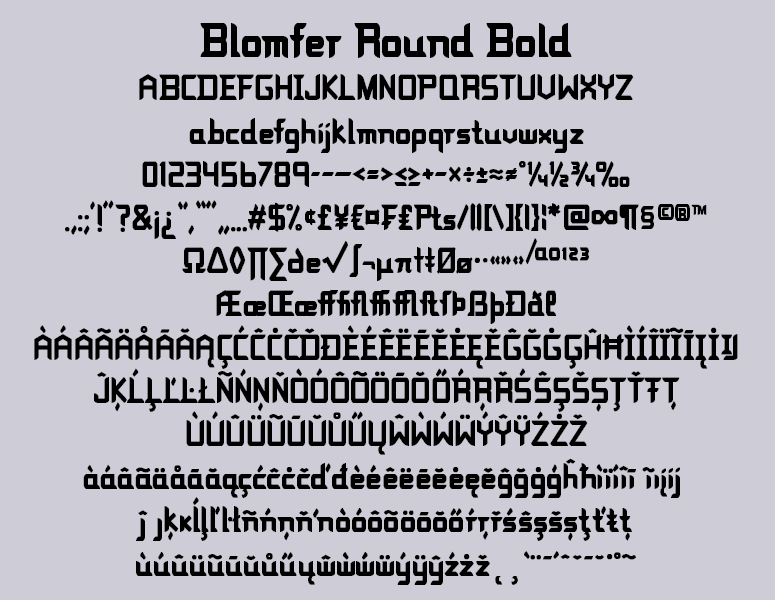 Blomfer Round Bold