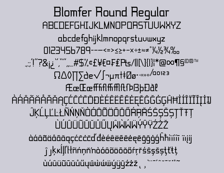 Blomfer Round Regular