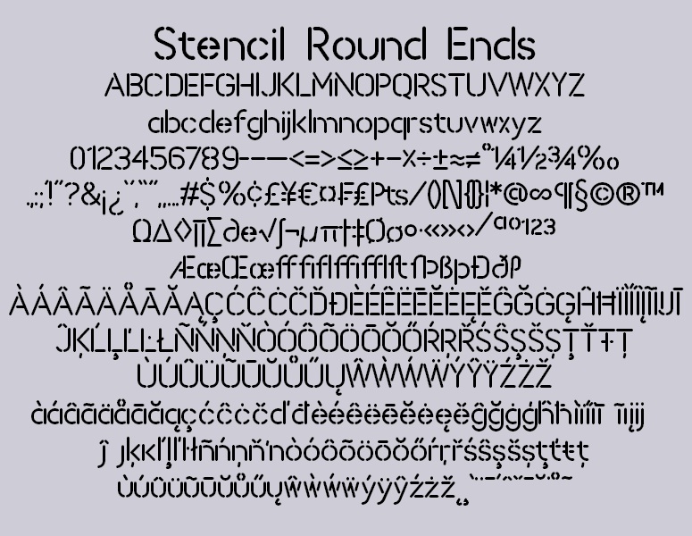Conventional Fonts Bundle - Click Image to Close