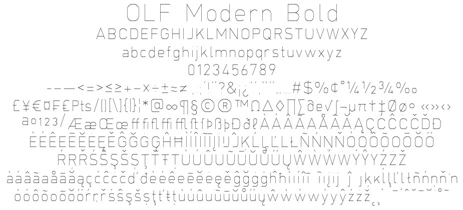 OLF Modern Bold