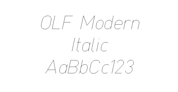 OLF Modern Italic