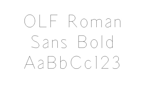 OLF Roman Sans Bold