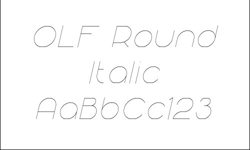 OLF Round Italic